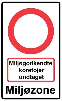 E 68,9 Milj&oslash;zone